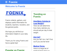 Tablet Screenshot of foenix.com